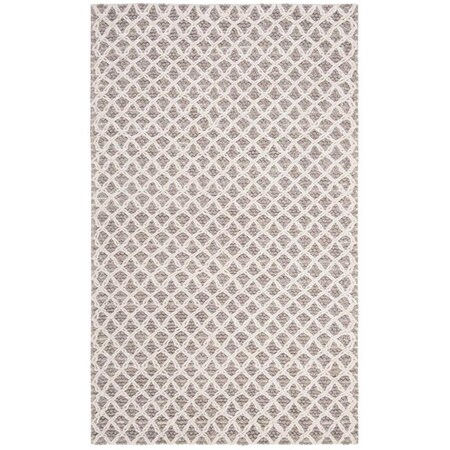 Safavieh 5 x 8 ft. Natura Rectangle Hand Woven Rug Ivory & Beige NAT404A-5